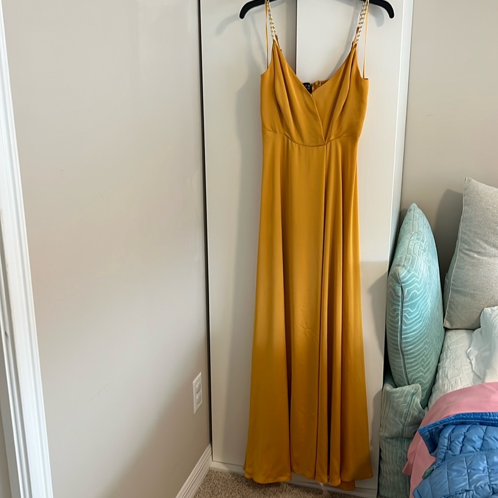 Lynne Satin Maxi Dress